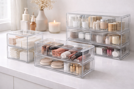 Drawer vs Countertop Makeup Storage