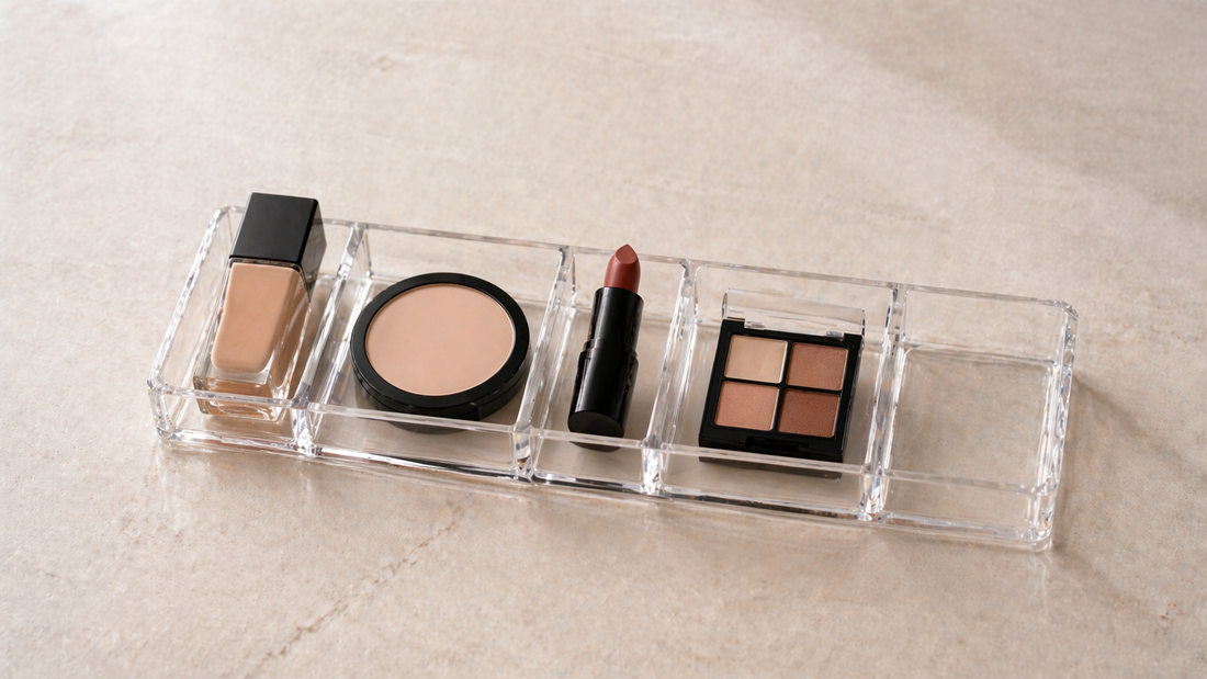 Best linear layout strategy for makeup efficiency in daily routines
