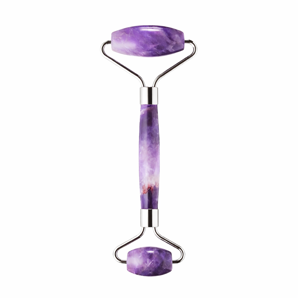 Amethyst Facial Roller – Dual-Head Cooling Face Roller