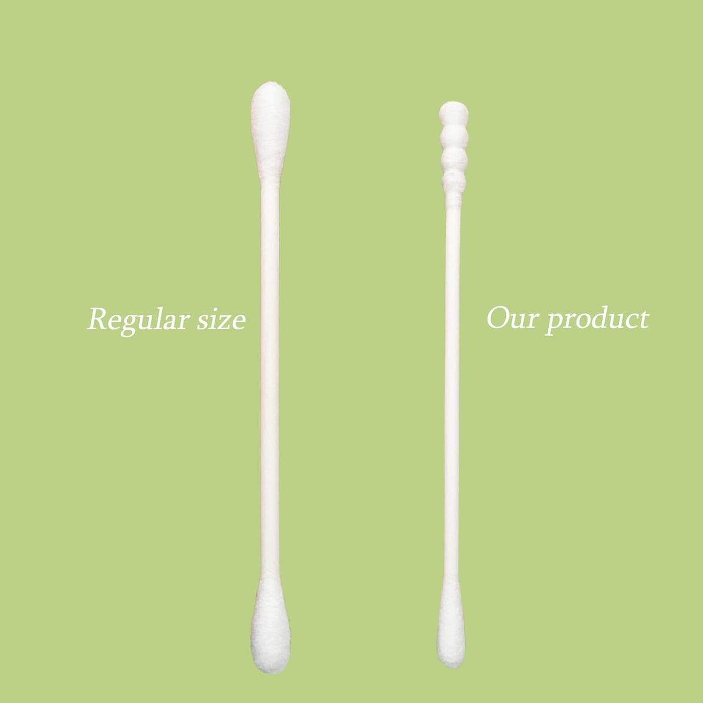 1000 Count Mini Cotton Swabs, Spiral/Round Cotton Swab with Paper Stick for Personal Care and Cleaning