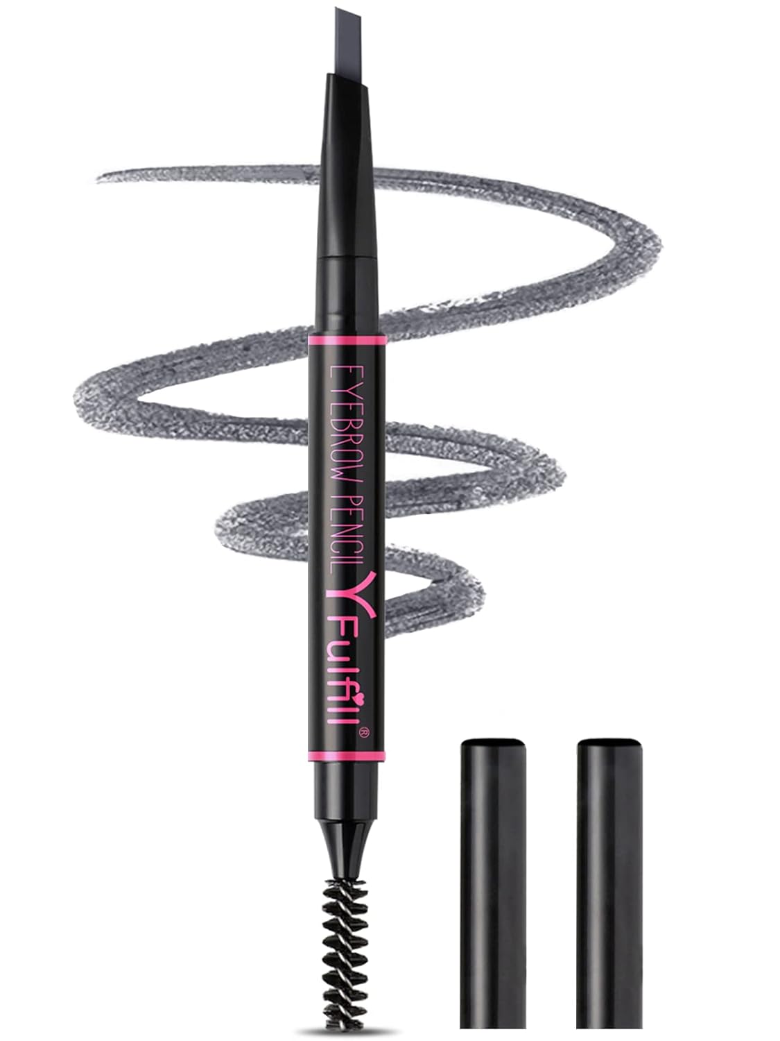 Grey Eyebrow Pencil for Older Women, Waterproof, Eyebrow Pen for Gray Hair