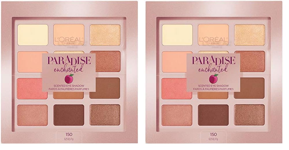 L'Oreal Paris Paradise Enchanted Scented Eyeshadow Palette, 0.25 fl; oz. (Pack of 2)