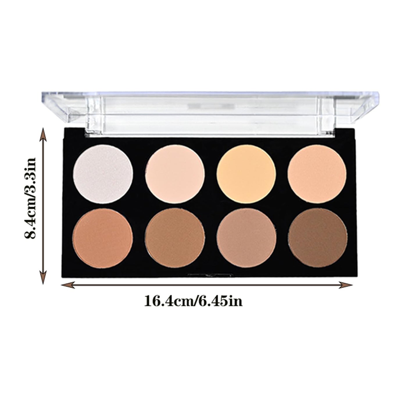 Makeup Highlight & Contour Pro Palette Lightweight Blendable Long Lasting Waterproof Non-Smudge Natural Makeup Contour
