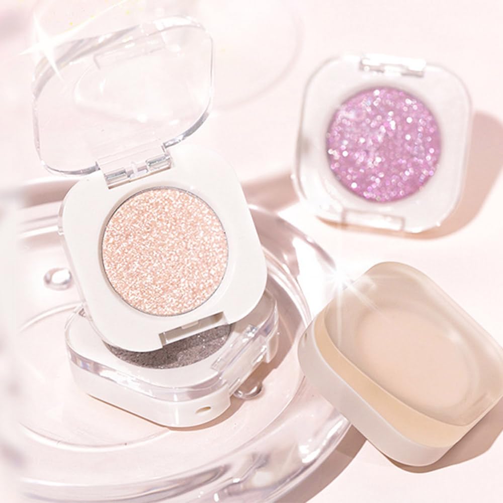 Monochrome Matte Eyeshadow Singles, Pink Eyeshadow Makeup, Neutral Matte Pressed Powder Single Vegan Eye Shadow, Highly Pigmented Natural Eyeshadow Palette Long Lasting Naturing-Looking Pink 02#