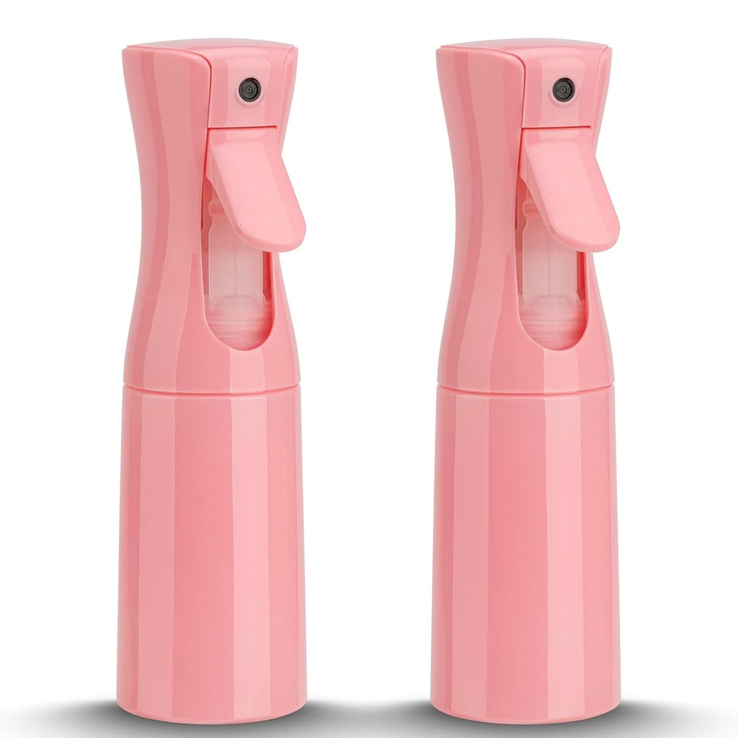 Spray Bottle for Hair (6.8OZ /200ML) Continuous Ultra Fine Mist Sprayer for Hair, Salons, Barber, Plants, Skin Care, Cleaning 2 Pack Pink