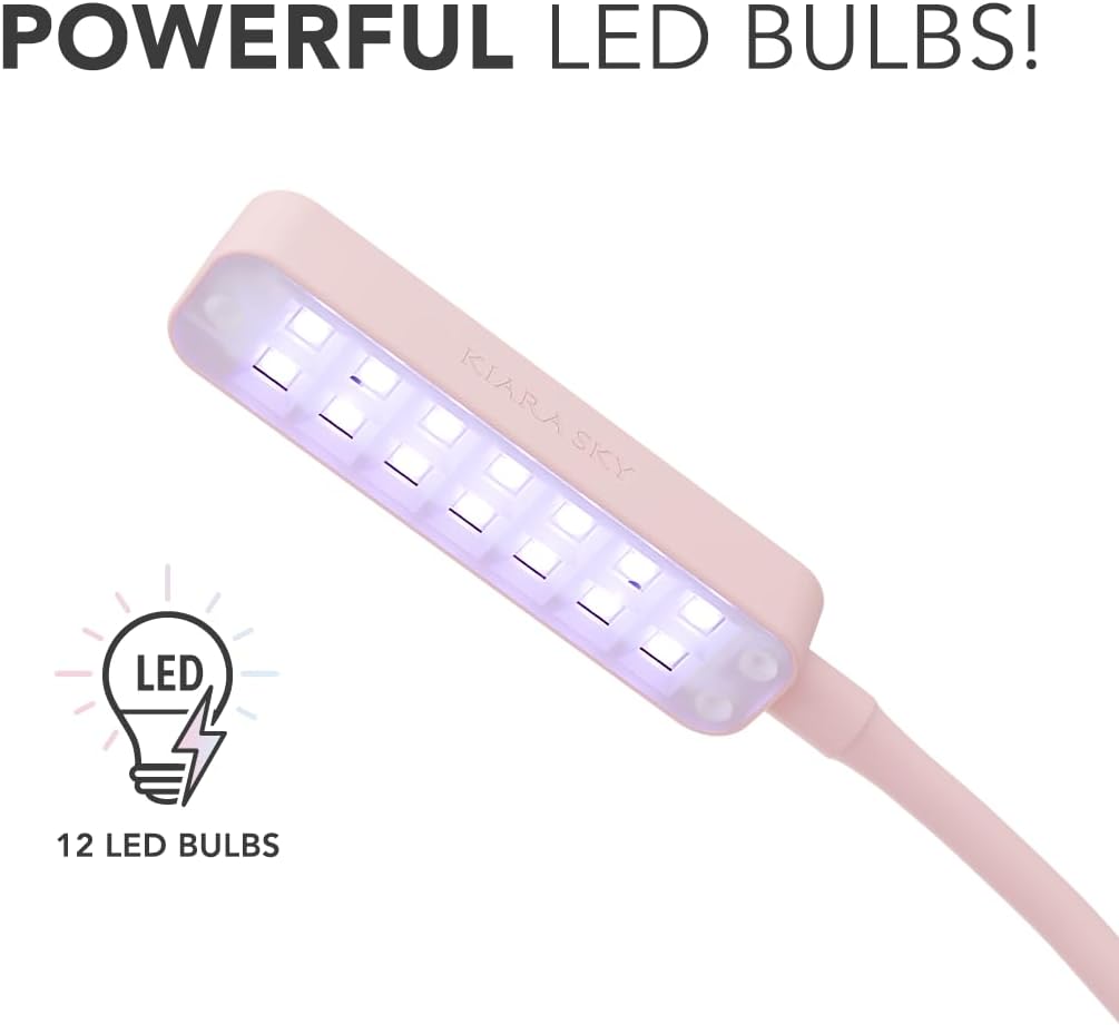 KIARA SKY Flash Cure LED Nail Lamp | Beyond Pro |Touch-Less Cordless Portable and Rechargeable | Pink