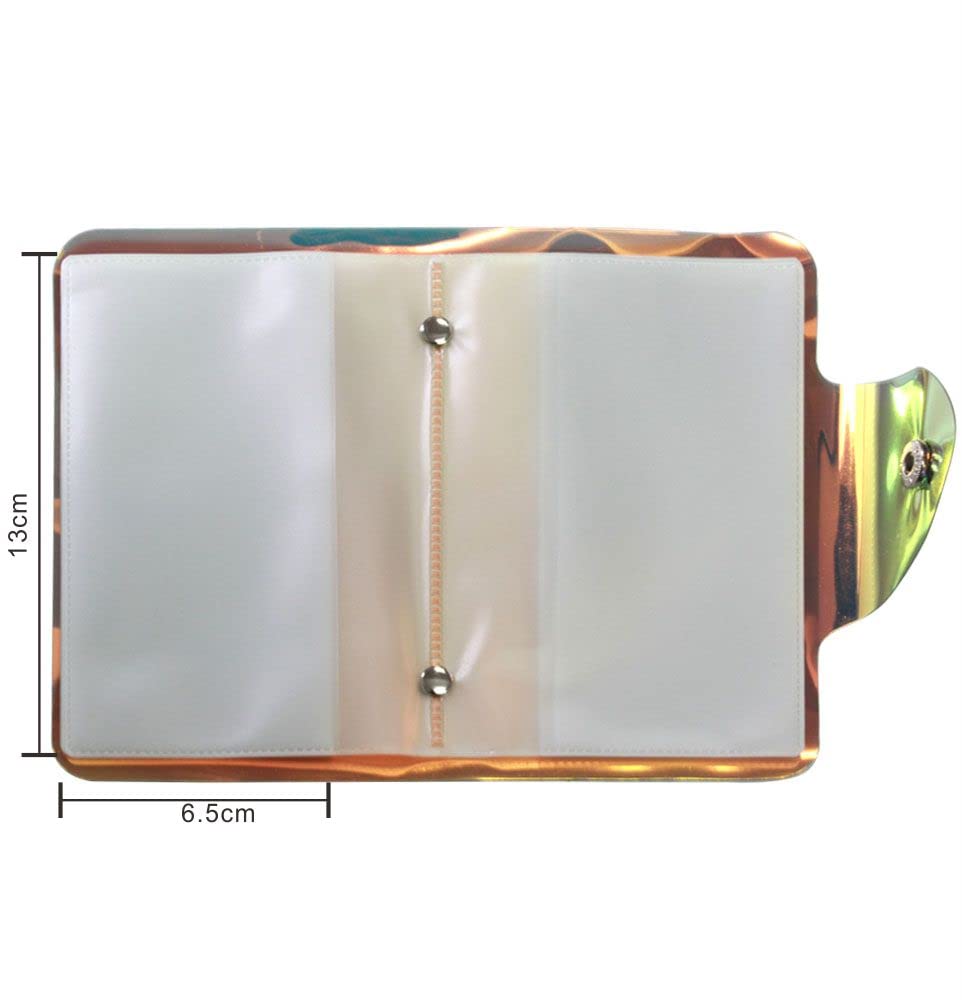 VNC 20 Slot Nail Plate Holder Organizer PVC Stamping Templates Stencil Storage Black Color Bag Cases Collecting Album for 6X12CM Templates