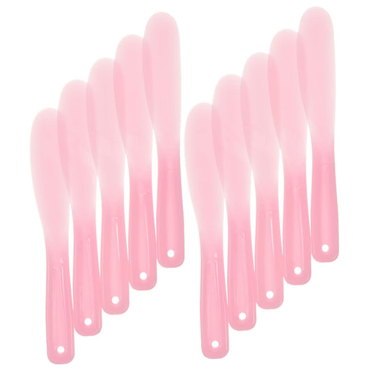 10pcs Tool Stick Makeup Spatula Cosmetic Plate Mixer Cosmetic Mixer Silicone Stirring Tools Beauty Spatula Makeup Plate Spatula Makeup Mixing Tool Makeup Mixer Tool