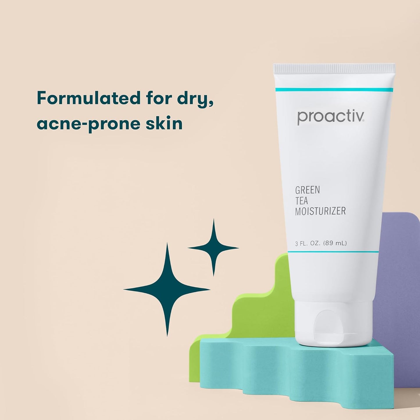 Proactiv Green Tea and Hyaluronic Acid Moisturizer for Dry Skin, Hydrating Face Moisturizer for Oily Skin, Dry Skin and Acne Prone Skin - 3 Oz