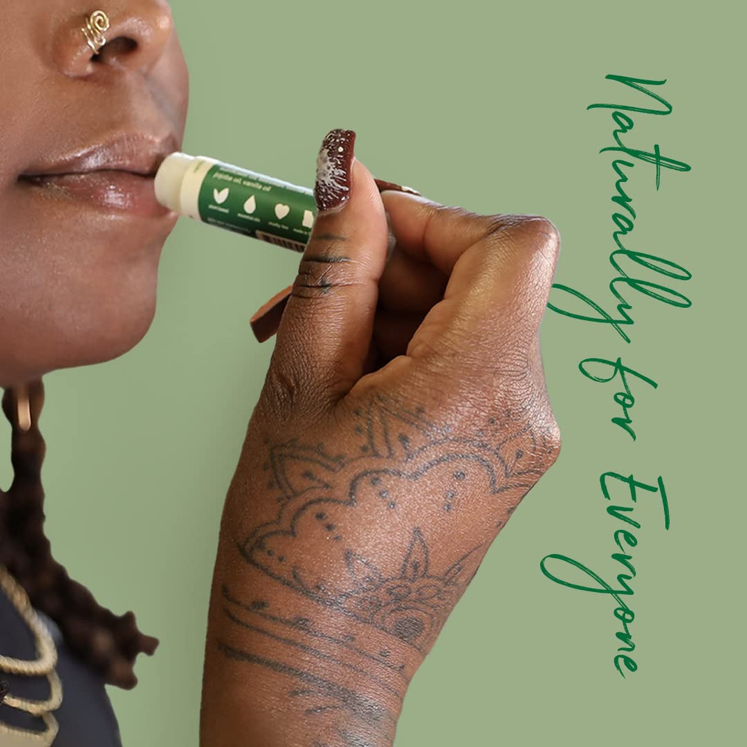 Herb’N Eden Original Lip Balm Pack of 3 | Moisturizing and Soothing for Dry, Chapped Lips | 100% Natural Ingredients | Essential Oils