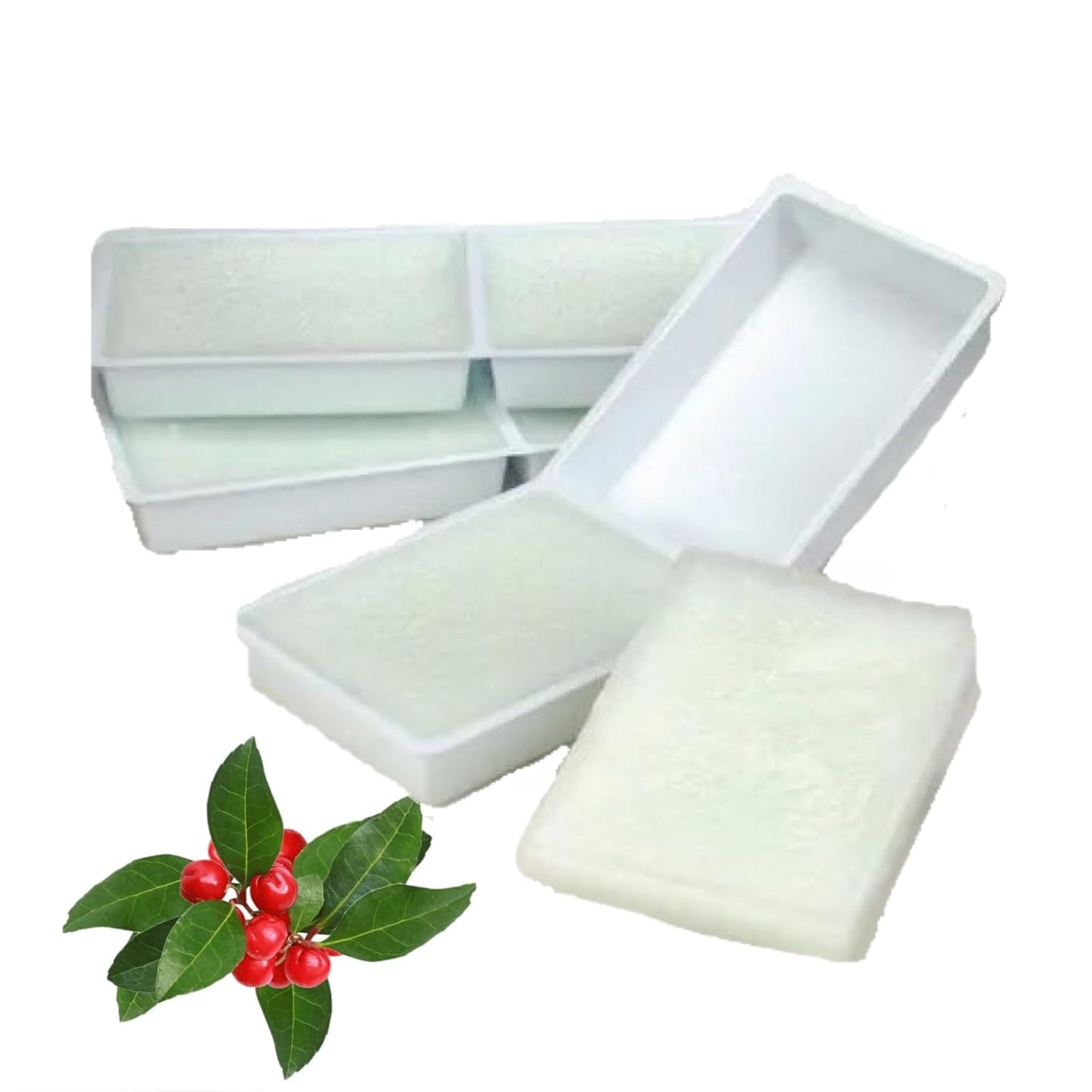 Performa 44014 Paraffin Wax Refill Wintergreen Scented Blocks, 6 Lbs, 1 Lb Blocks, Paraffin Bath Wax, Pack of 6