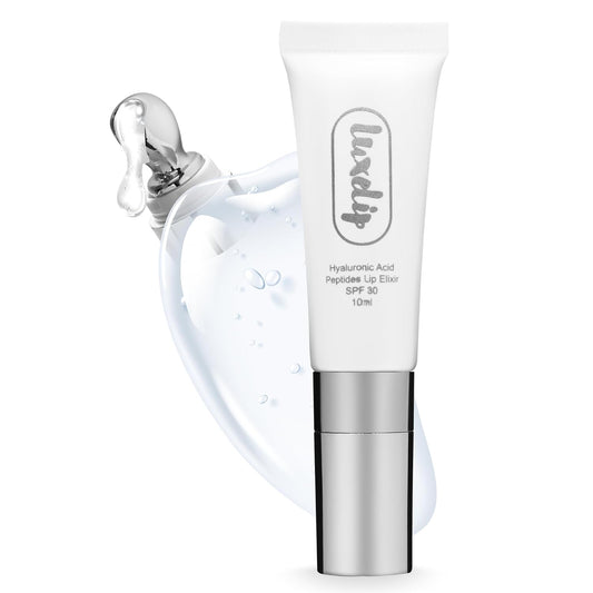 Tinted Lip Balm Elixir – Hydrating Vegan Lip Care with Sheer Color & Moisturizing Glow – Non-Sticky Nourishing Lip Treatment for Soft, Smooth Lips (Naturally Clear 10ml)