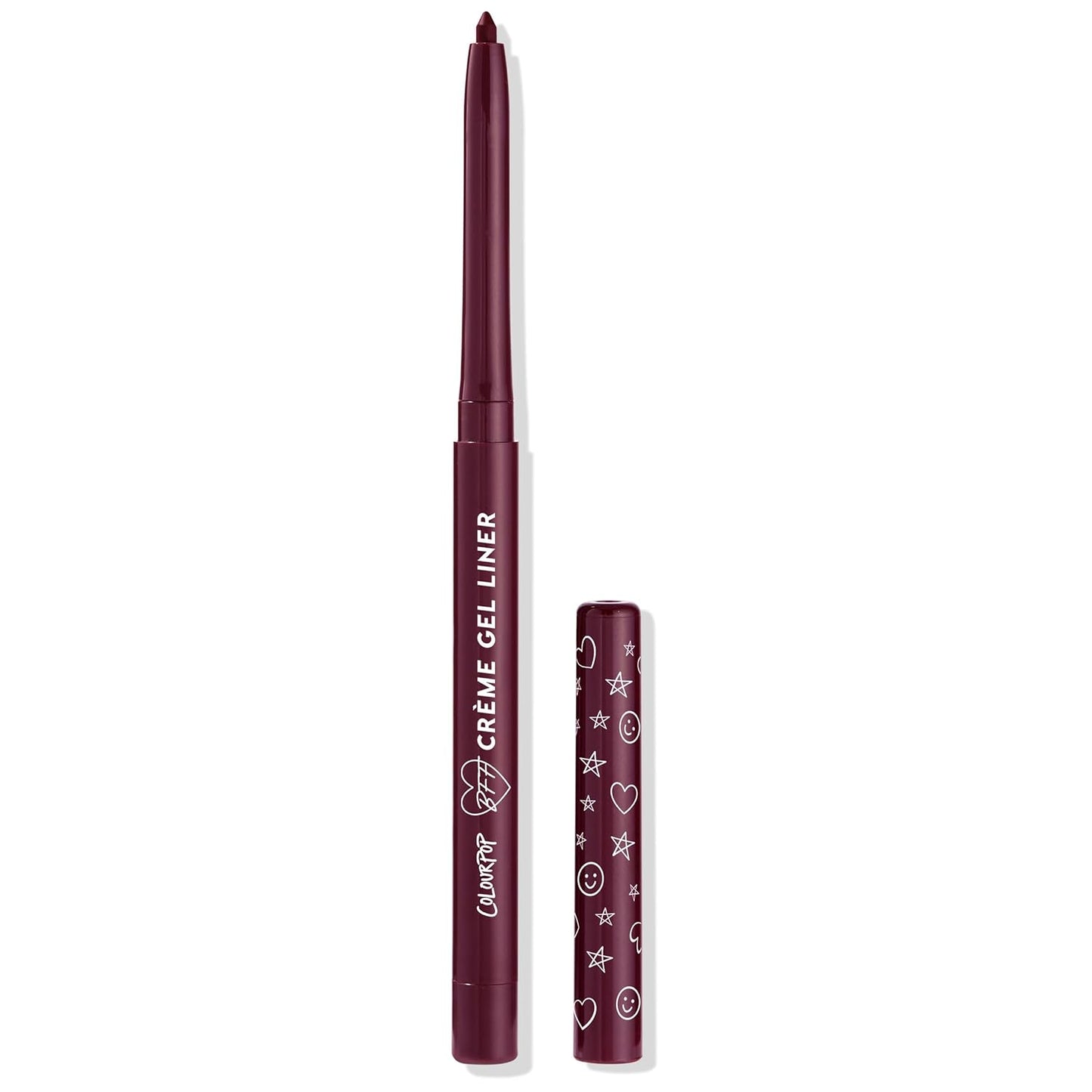 ColourPop Crème Gel Waterproof Eyeliner - 18HR Wear, Ultra-Pigmented Eyeliner Pencil with Matte & Metallic Finishes - Smudge-Proof, Vegan & Cruelty-Free - Charmer (0.01 oz)
