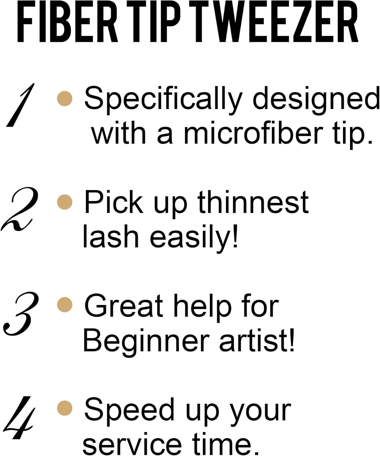 Fiber Tip Lash Tweezers For Eyelash Extension 4 Pcs Tweezers Professional Artist Tech Work Kit Tools,Best Volume Eyelash Lashes Extensions Precision Supplies Volume Boot 90 45 Degree(White)