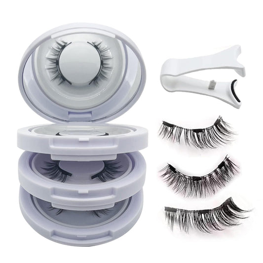 Ealra Craft Magnetic Eyelashes with Applicator,Reusable Magnetic Eyelashes Natural Look,Easy to Wear and Remove Soft Lashes kit No Liner Needed(Natural+Fuller+Simple)