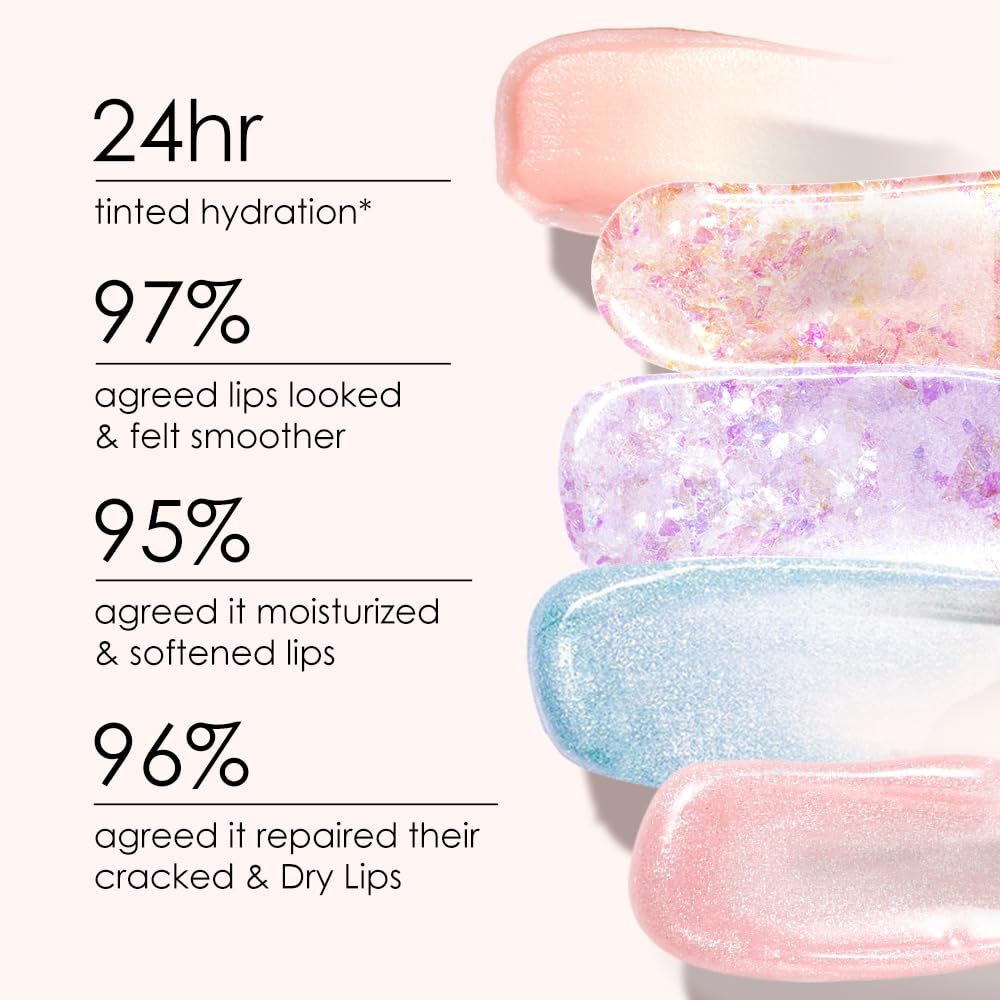 CATKINTinted Lip Balm Color Changing Lip Stain Ultra Hydrating Lip Moistrurizer Lip Care with Vitamin E Nourishing For Cracked & Dry Lips 0.12 oz C18 ISARO