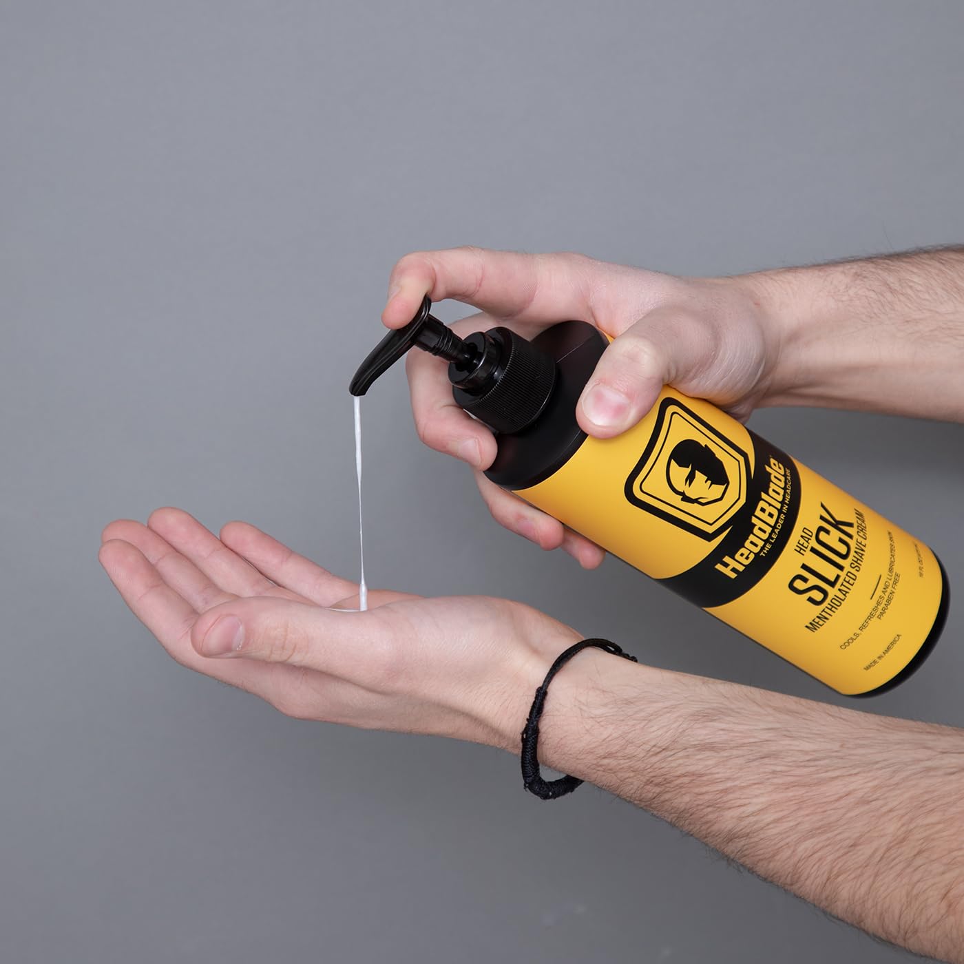 HeadBlade HeadSlick Shave Cream 8 oz for Smooth Headshaving for Bald Men, Helps with Irritation, Redness, & Razor Burn