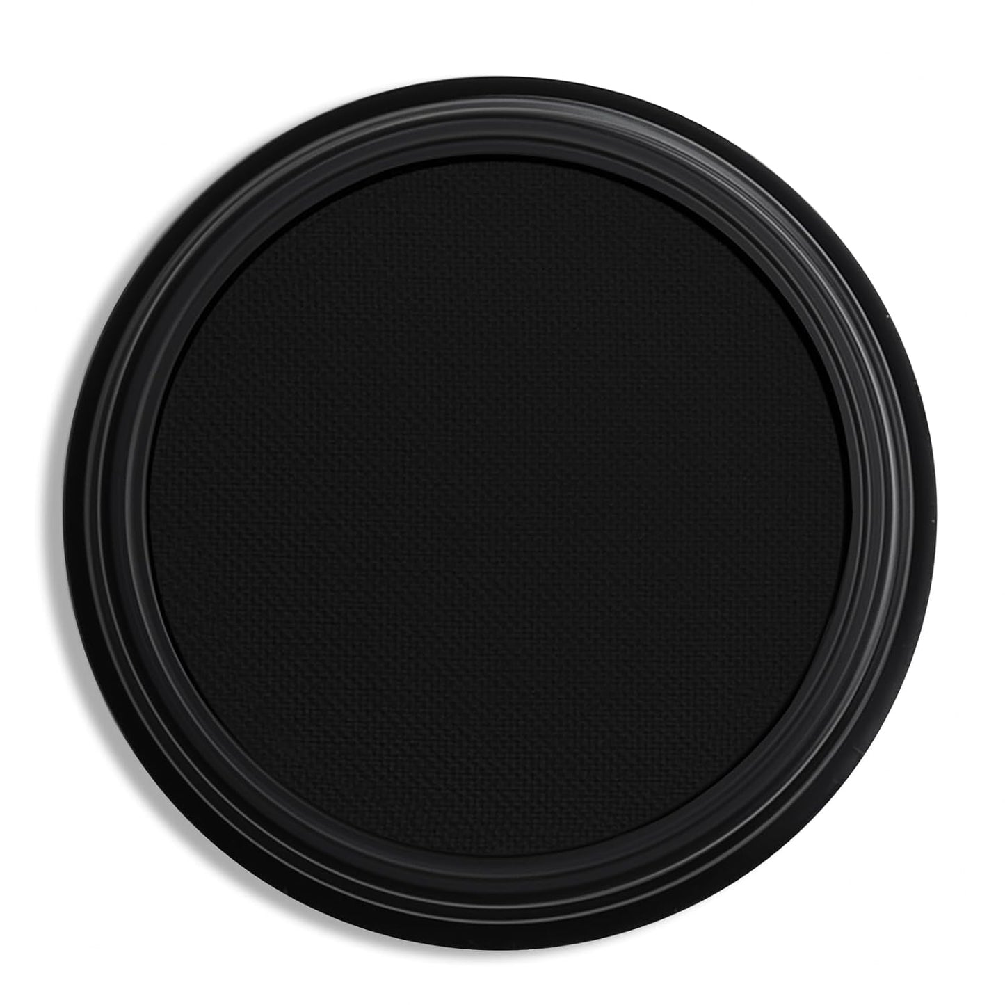 Single Black Eyeshadow, Pressed Powder Matte Eye-Shadow Palette Make-up, Blendable Long Lasting High Pigment Black Eye Makeup Halloween Paint & Face Body Paint