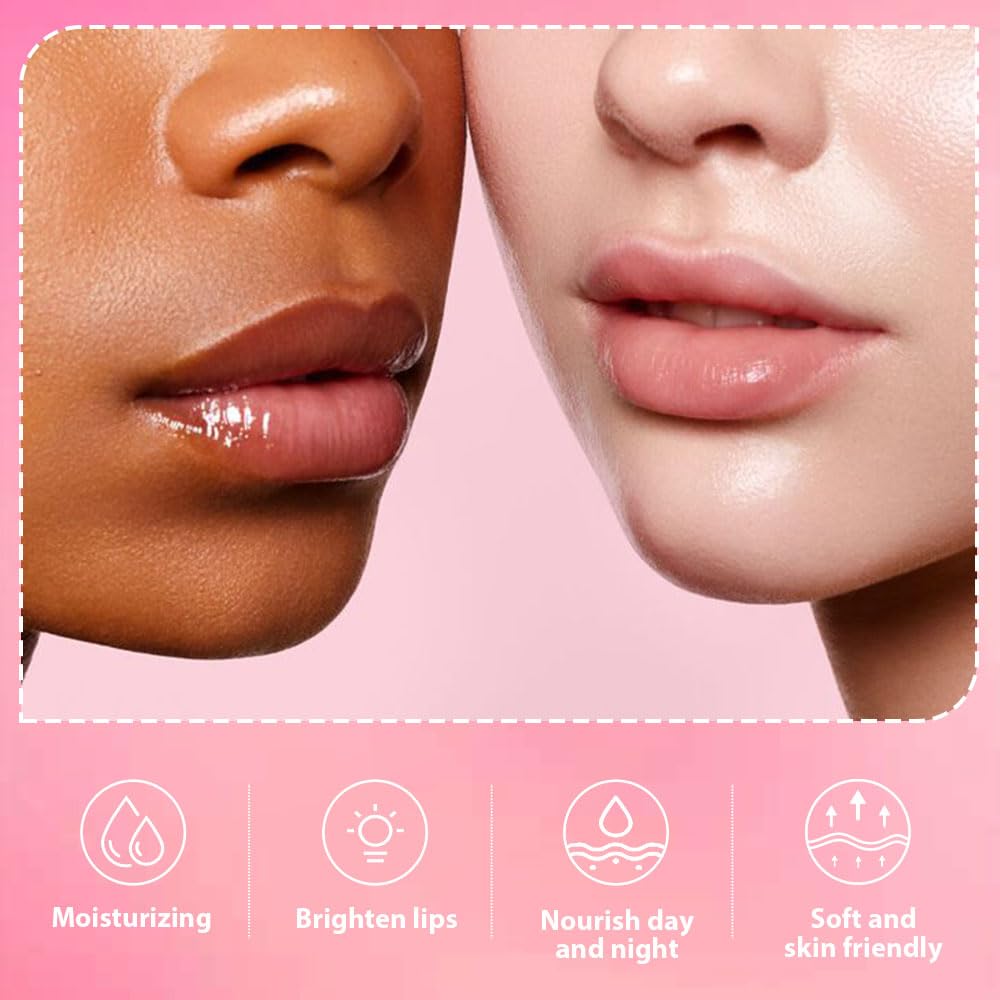 Hydrating Lip Gloss Oil - Nourishing Tinted Lip Oil for High-Shine Finish, Long-Lasting, Non-Sticky, Cruelty-Free Lip Plumper, Perfect with Lipstick & Peel-Off Lip Gloss