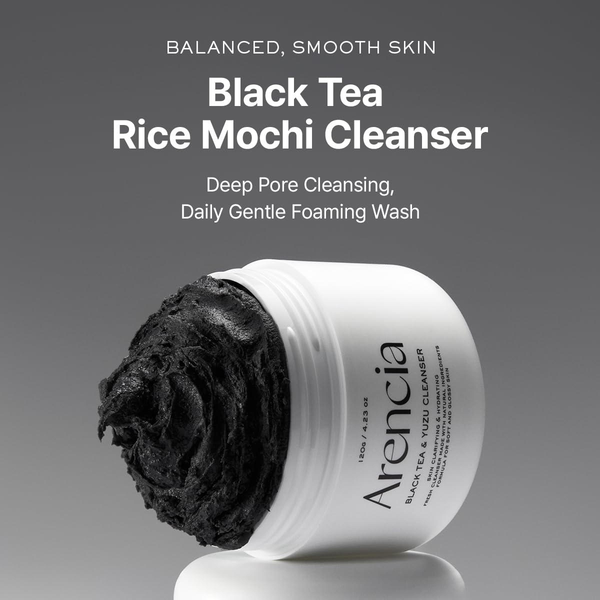 Black Tea Facial Cleanser, 120g – Pore Care & Sebum Control