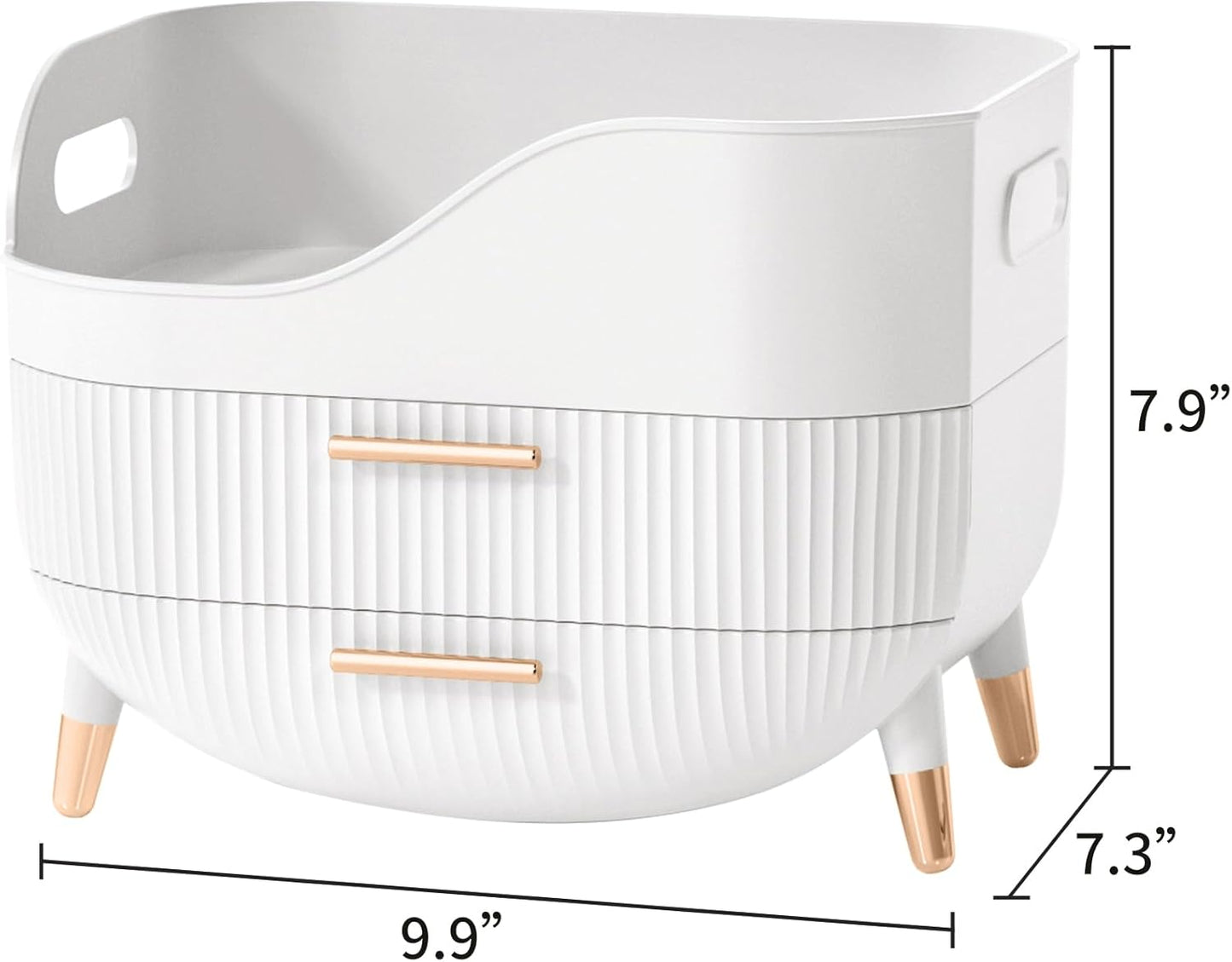 Makeup Organizer with Drawers for Vanity – Skincare & Daily Storage Box