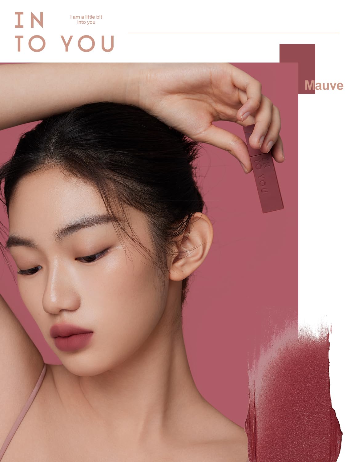 INTO YOU Matte Velvet Lip Stain Lip Mud Long Lasting Waterproof Lip Gloss Makeup Moisturizing Lipstick for Women(L-Mv01)