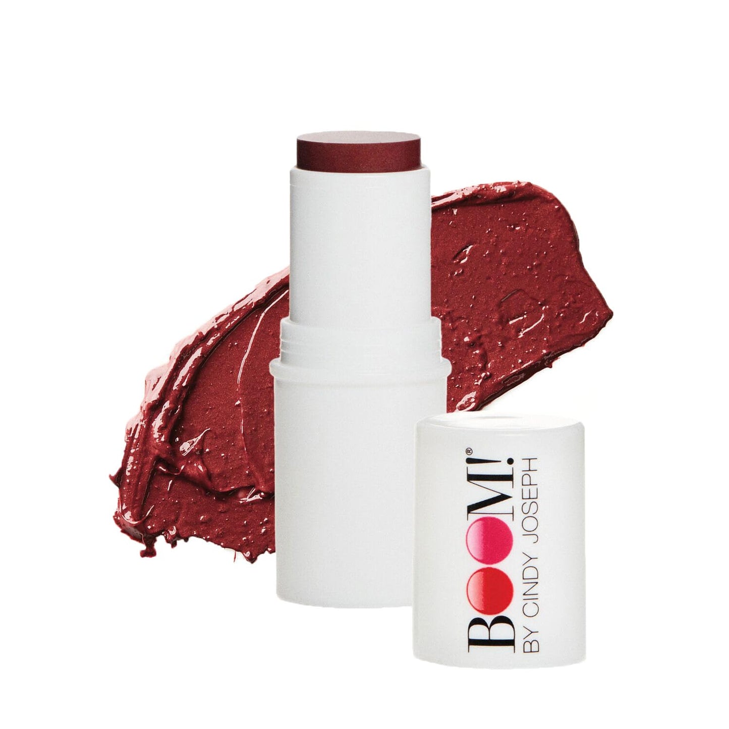 Boomstick Color ™ All-in-One Cream Blush for Cheeks, Eyes & Lips, Long Wearing, Blendable Makeup Blush Stick for Mature Skin, Cruelty Free Lip Cheek Tint with Skincare Benefits, Cindy Joseph Berry