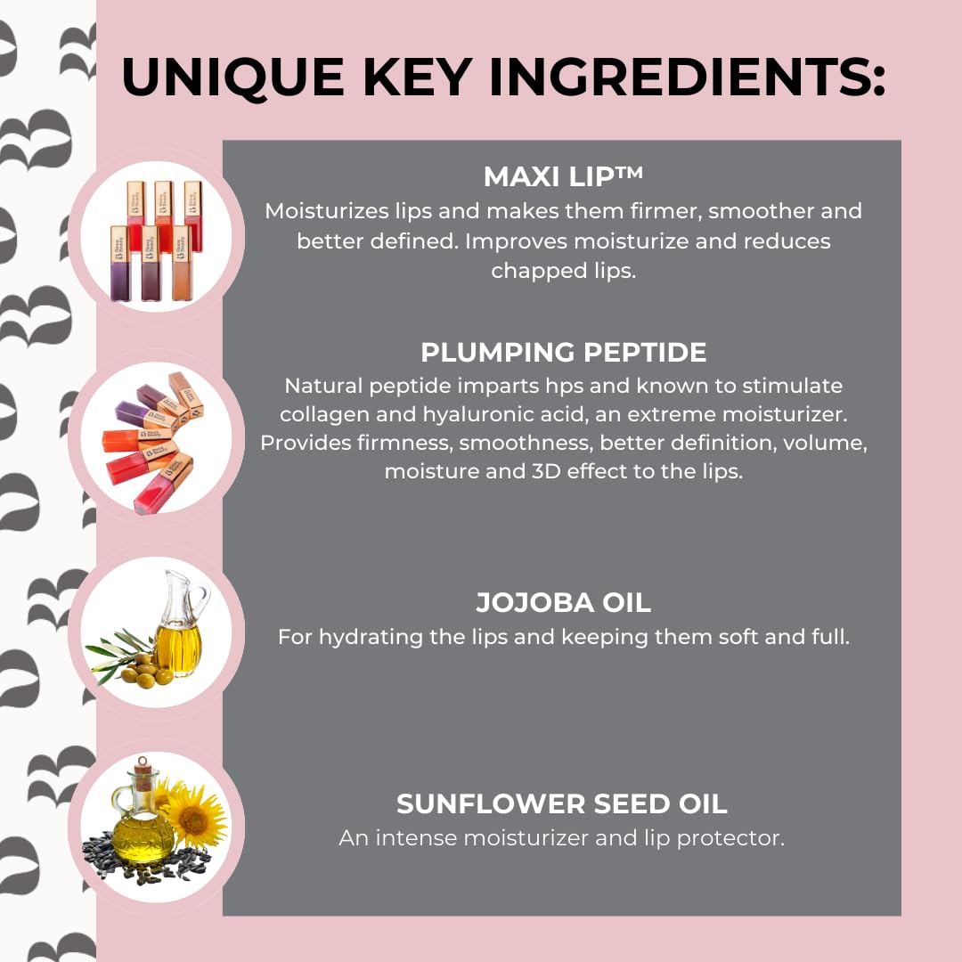 Rinna Beauty Larger Than Life Lip Plumping Oil - Bright Bombshell - Moisturizes & Hydrates Lips - Natural Plumping Over Time - Vegan, Cruelty-Free, & Paraben-Free 0.3 Fl Oz