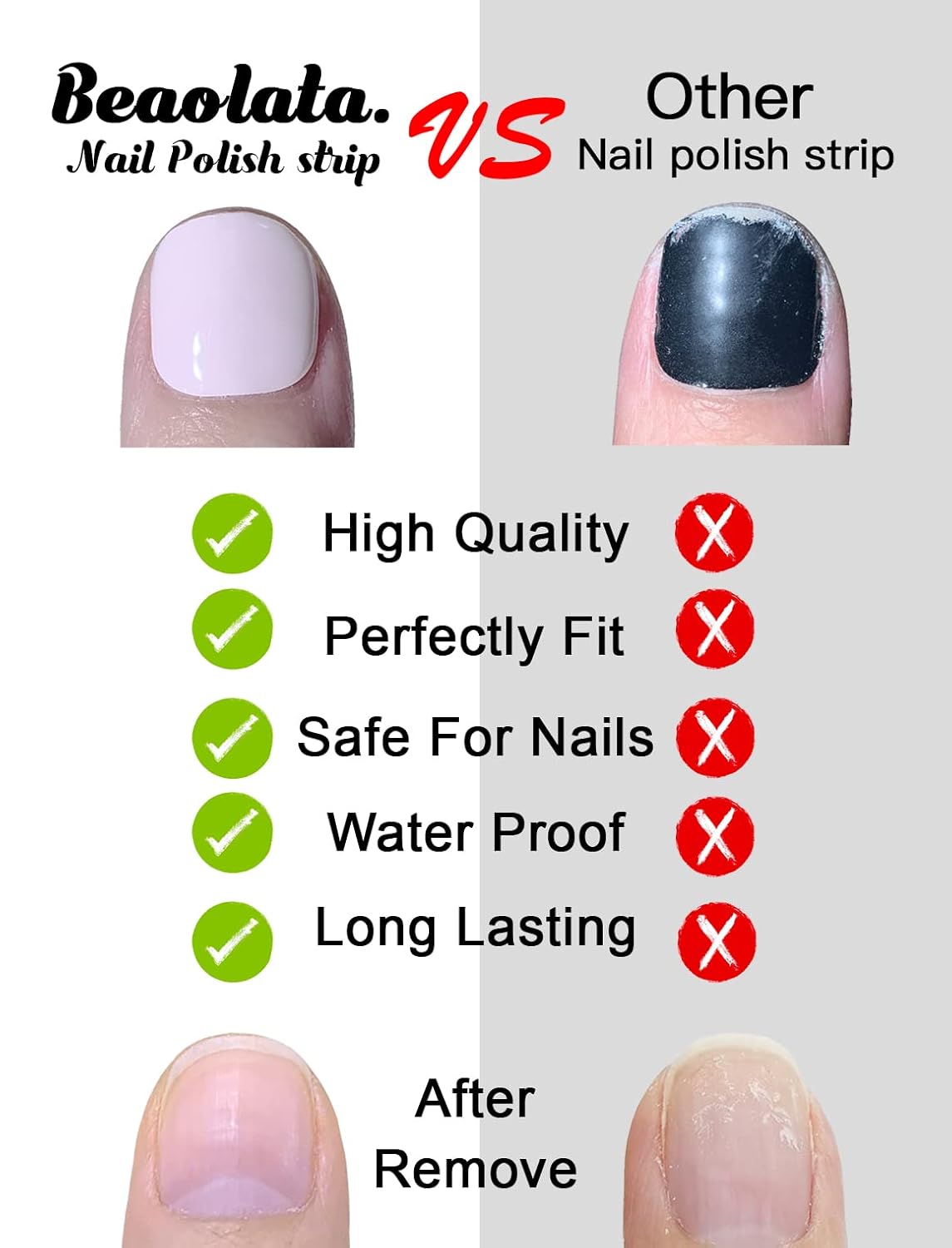 Nail Polish Strips, 32PCS Salon Quality Wraps, Long Lasting Gel Nail Stickers for Women Easy Apply& Remove (Moonlight Marine Blue)