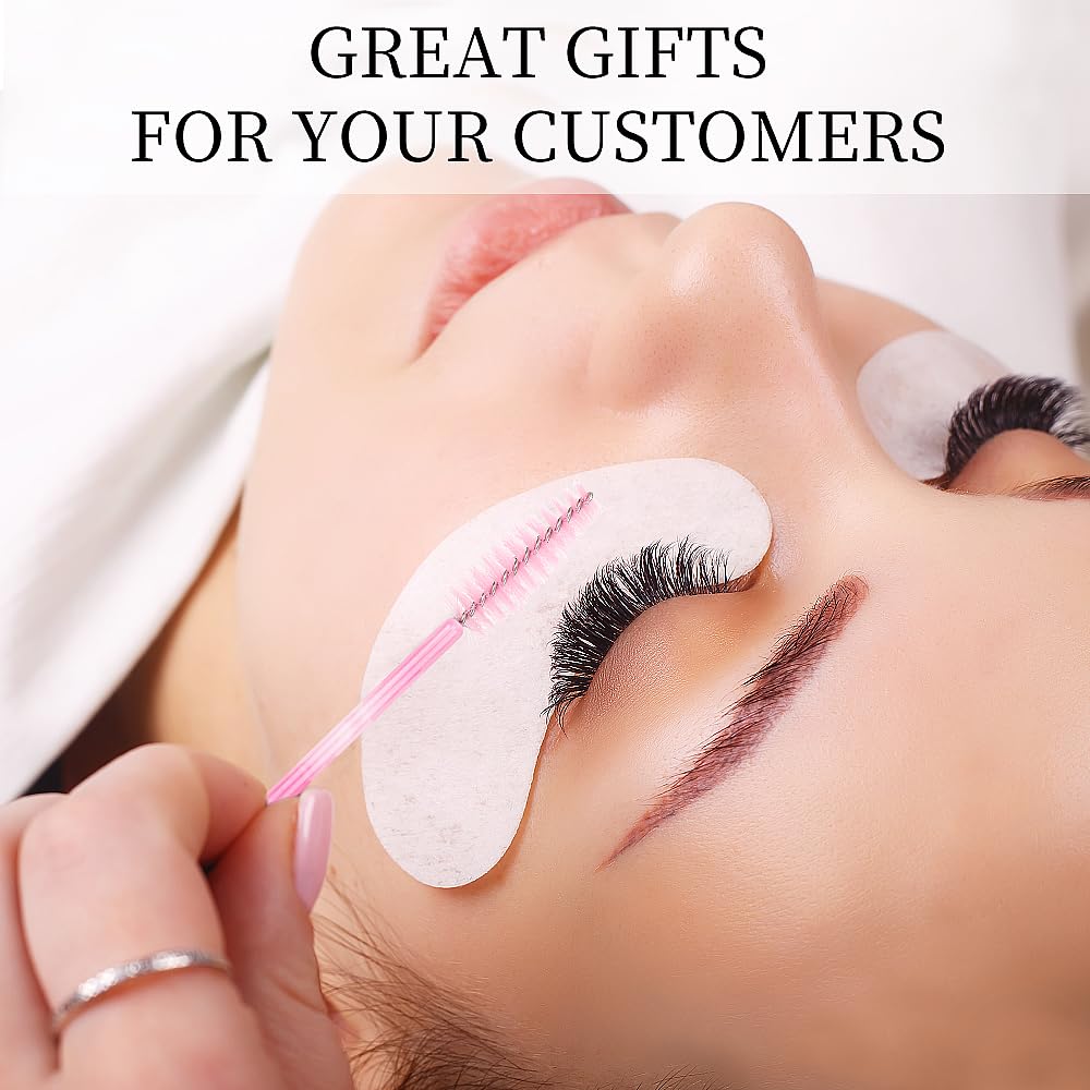 300 Disposable Mascara Wands Eyelash Brush Spoolies for Eye Lash Extension Eyelash Extension Supplies Makeup Tools Accessories (Color Mix)