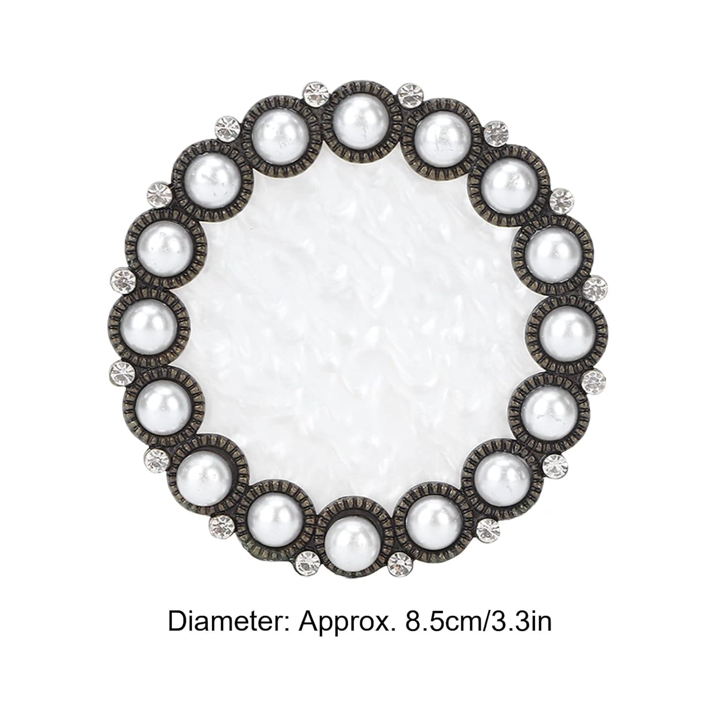 Polish Mix Palette, Resin Nail Art Display Board Cosmetic Nail Mixing Palette Color Mixing Nail Art Tips Display Plate(Copper)