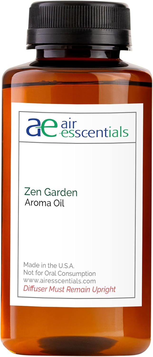 Zen Garden Aroma Oil, Essential Oils Blend for Diffusers & Scent Machines, Citrus, Delicate Florals, Warm Tea, Aromatherapy, Cold Air Diffuser Compatible, 300 mL