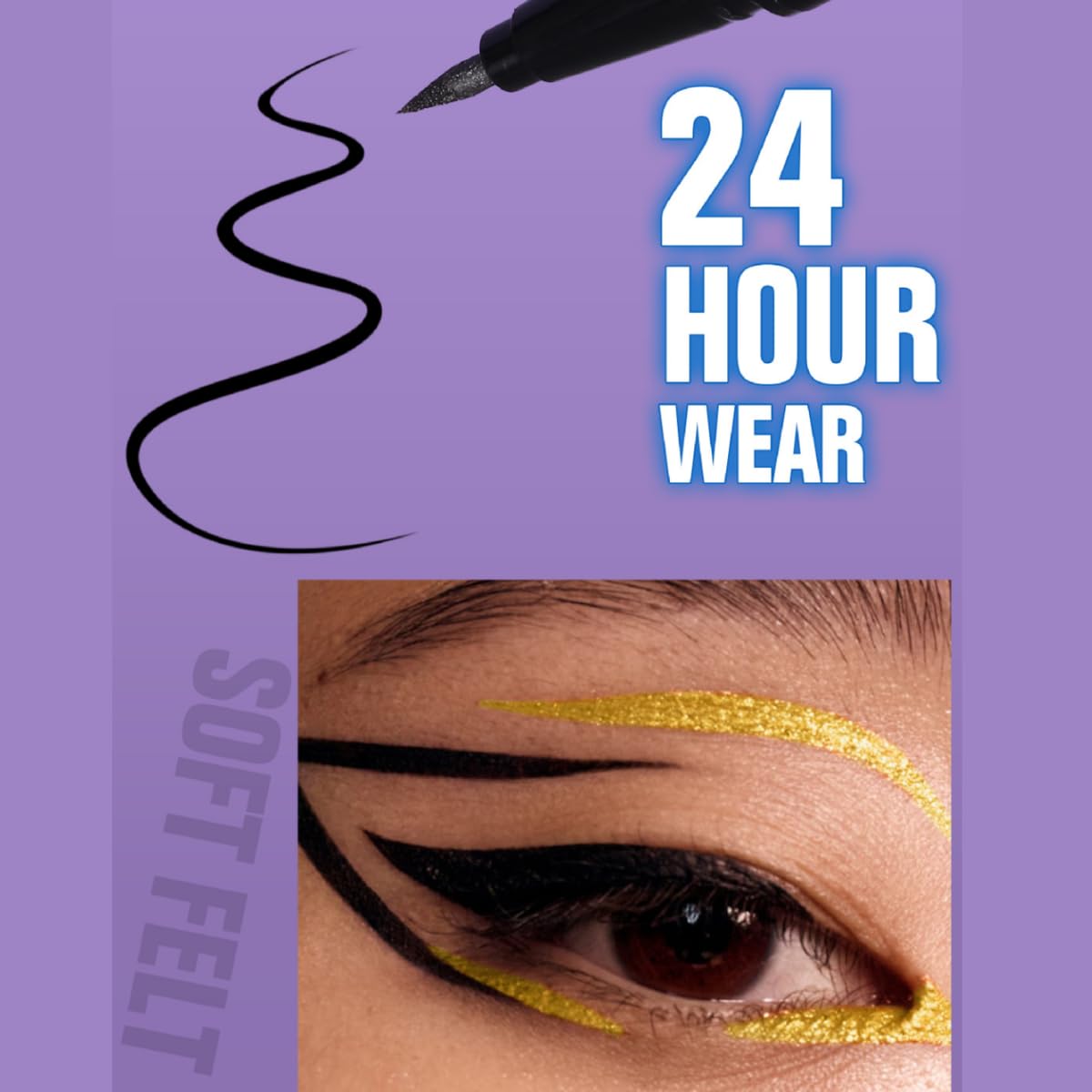 liquid eyeliner waterproof metallic ink eyeliner pencil long lasting high pigmented Black