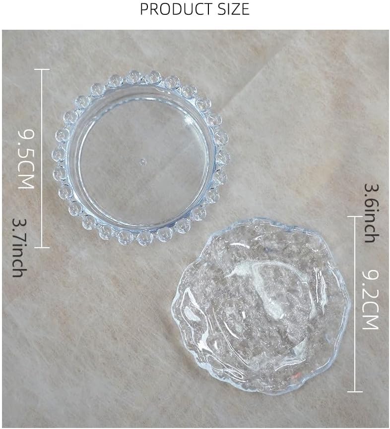 Makeup Mixing Palette Nail Polish Color Mixing Plate, Nail Art Tools Palette, Pigment Transparent Makeup Palette for Lipstick Eyeshadow Color Test Make up Tools Makeup Palettes (Pearl-yellow)