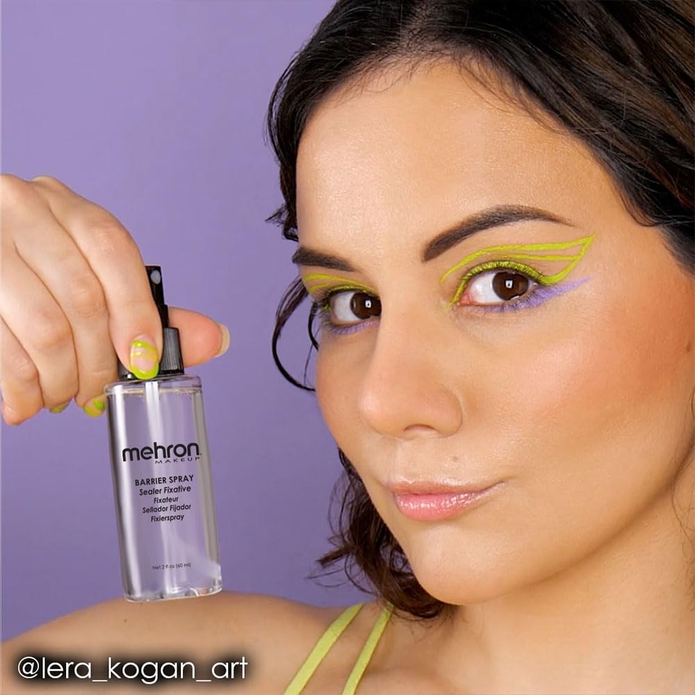 Mehron Makeup Barrier Spray | Makeup Setting Spray for Face 1 fl oz (29 ml)