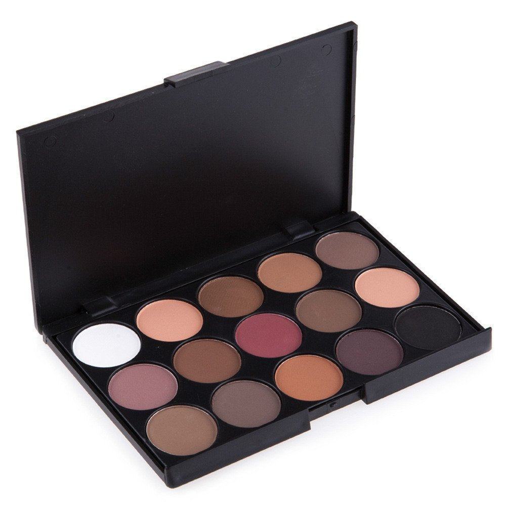15 Colors Eyeshadow Makeup Palette Cosmetic Contouring Kit - Perfect for Professional and Daily Use