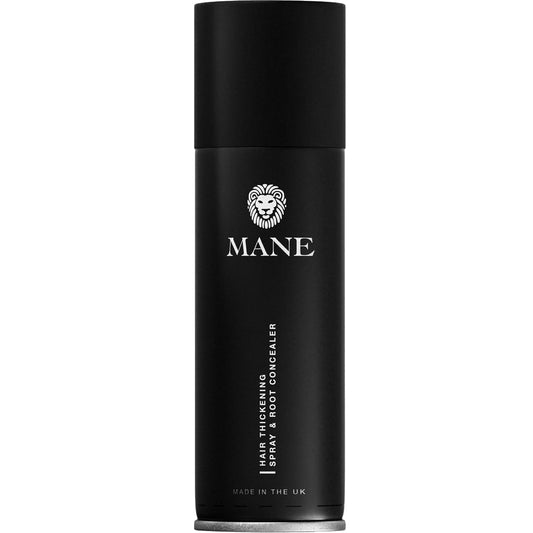 Mane Hair Thickening Spray & Root Touch Up, Instantly Thicker Hair for Men & Women, Fill in Hairlines and Hide Thinning and Fine Patches - Light Brown, 12 Colors (6.76 oz)