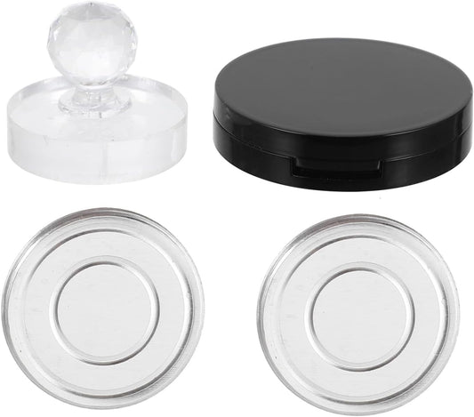 FOMIYES Eyeshadow Pallets Makeup Storage Organizer Box Empty Loose Powder Blush Container Empty Blush Case Loose Powder containers Compact Container: Reusable Eyeshadow Pallets Makeup Pallet