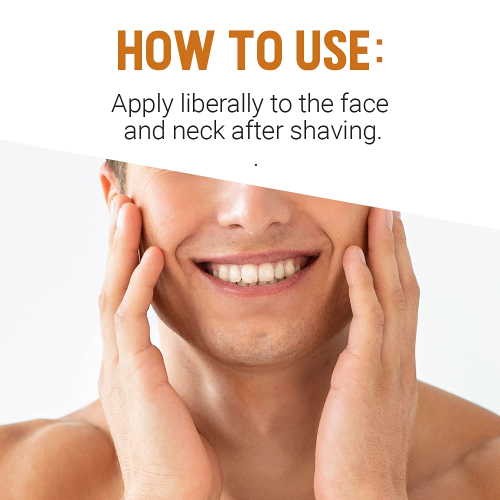 Woody's Aftershave for Men Tonic – Soothing After Shave with Aloe Vera, Calendula & Chamomile to Reduce Irritation, Post Shave, 6.3 fl oz