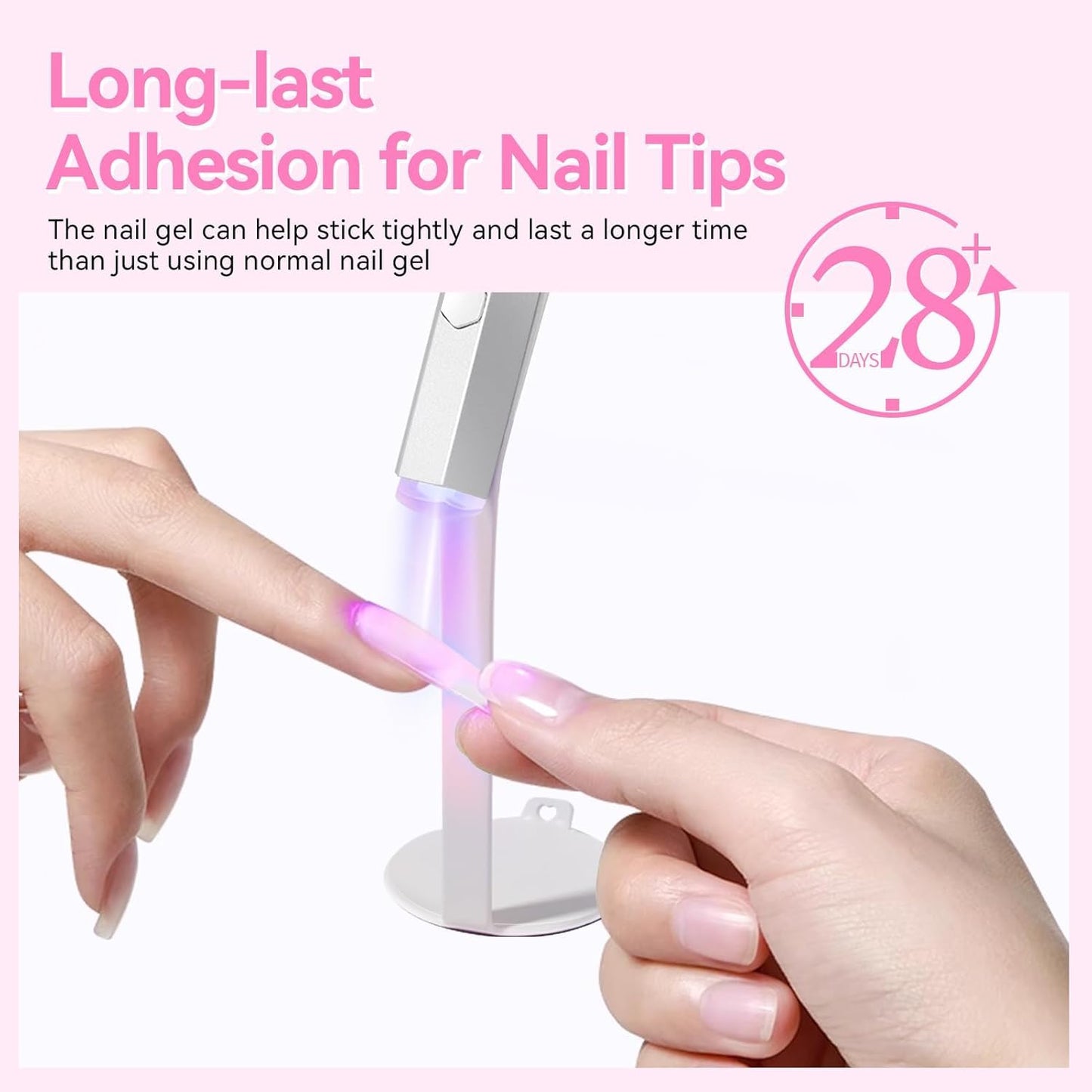 Born Pretty 15ml Nail Dehydrator and Nail Tips Glue Set, Not Chip or Peel and Long Lasting for Nails Art