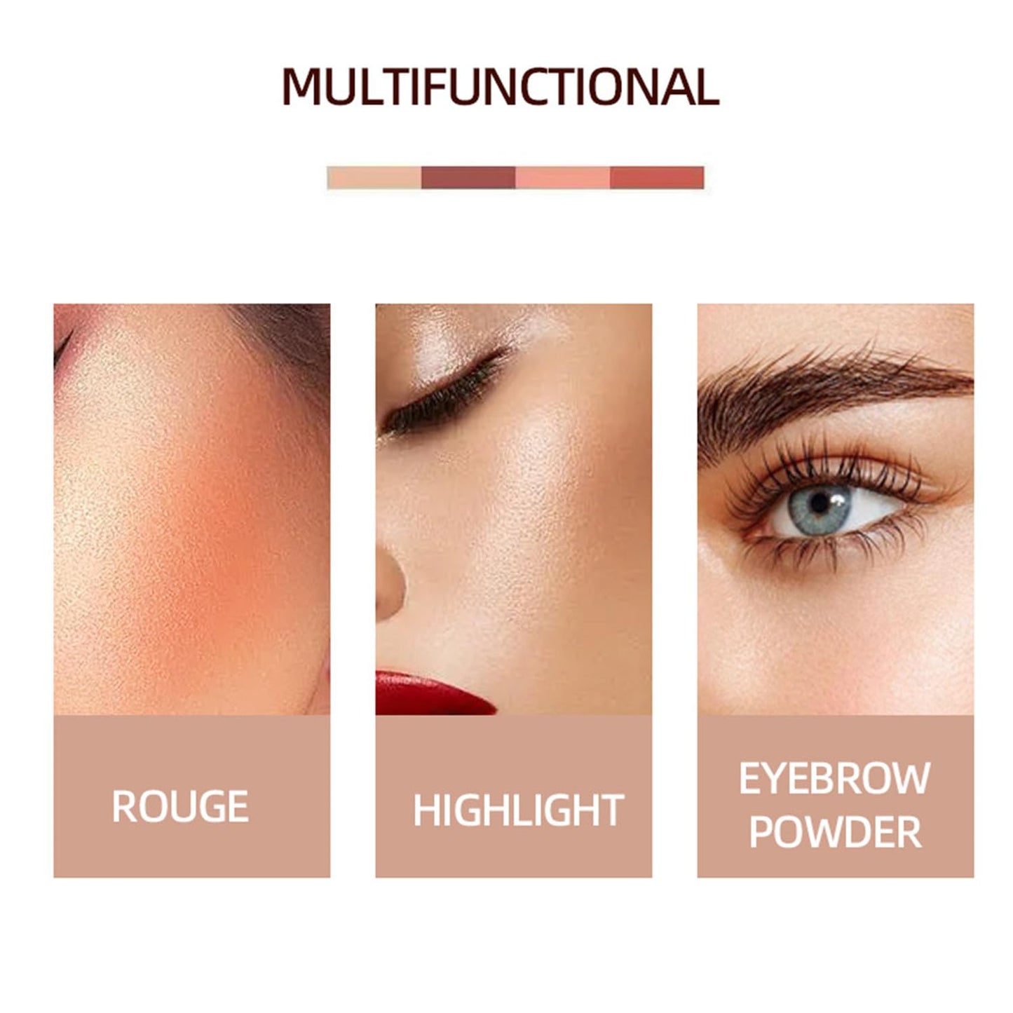 Mattew Eyeshadow Palette 9 Colors Cool Toned Matte Glitter Eyeshadow Palette (Color 03)