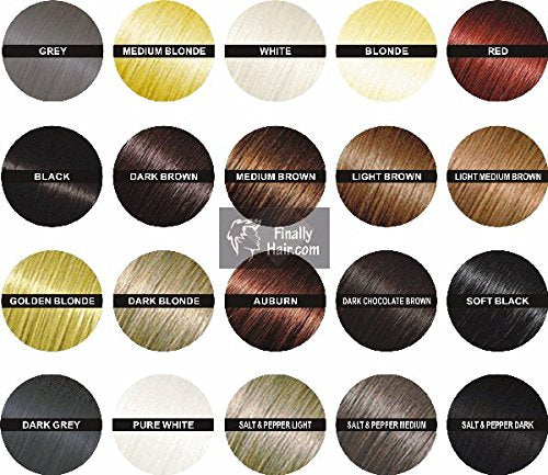 Finally Hair Building Fiber Refill 100 Grams Light Medium Brown Hair Loss Concealer by Finally Hair (Light Medium Brown - our lightest brown shade)