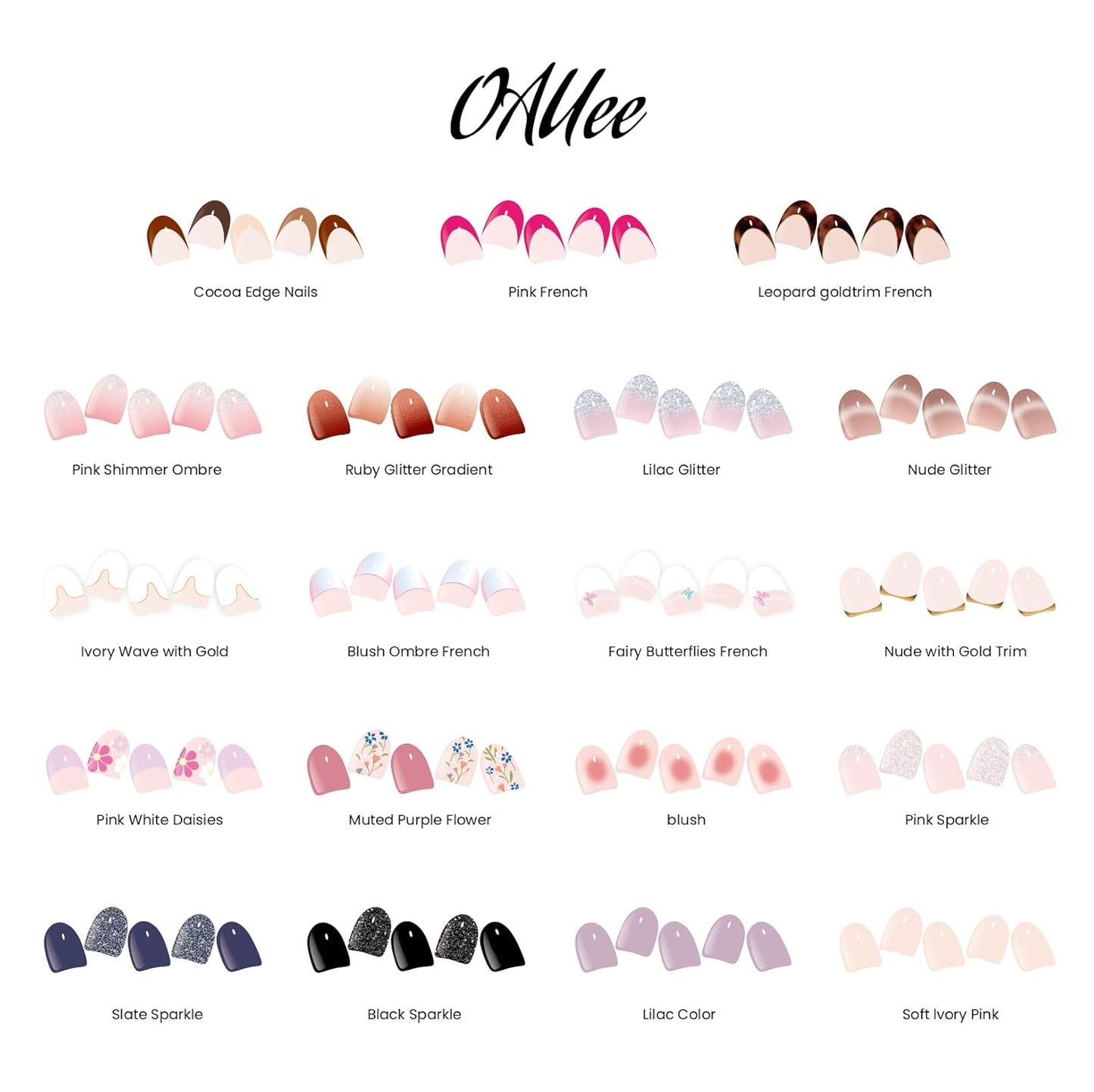 Semi Cured Gel Nail Strips | Built-In Gel Top Coat | UV Light Required | Salon Quality, Easy Application And Removal (Nude Glitter)
