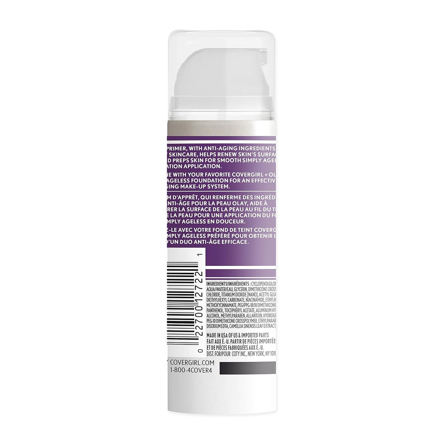 COVERGIRL Simply Ageless Makeup Primer, 1 Fl Oz, Pack of 1