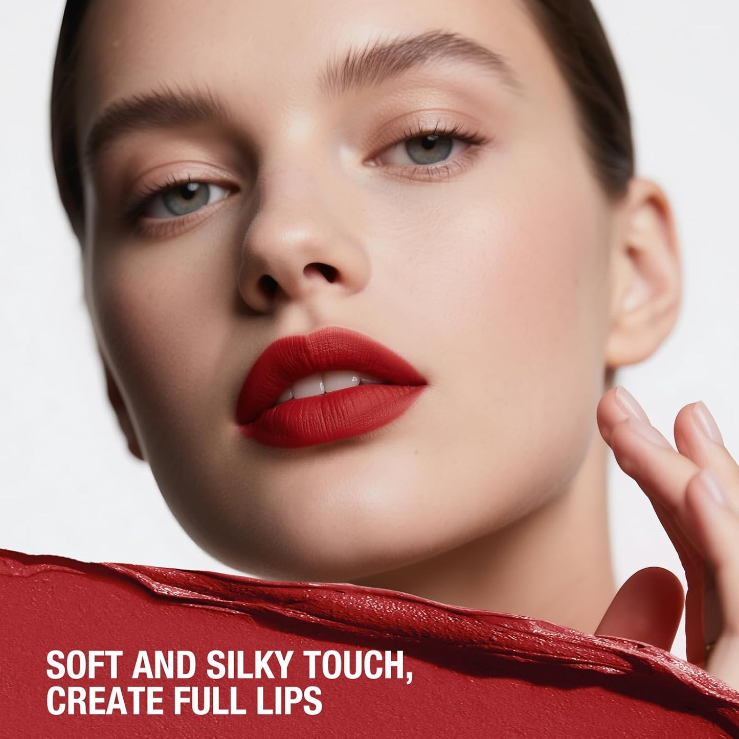 Jolilab 4Pcs Lip Set: 2 Colors Lip Liner+2 Colors Lipstick, Matte/Creamy,Smooth Creamy Texture,Long-Lasting,Bold/Nude Shades for Daily/Party, Vegan, Gift for Makeup Lovers.(#09+10)