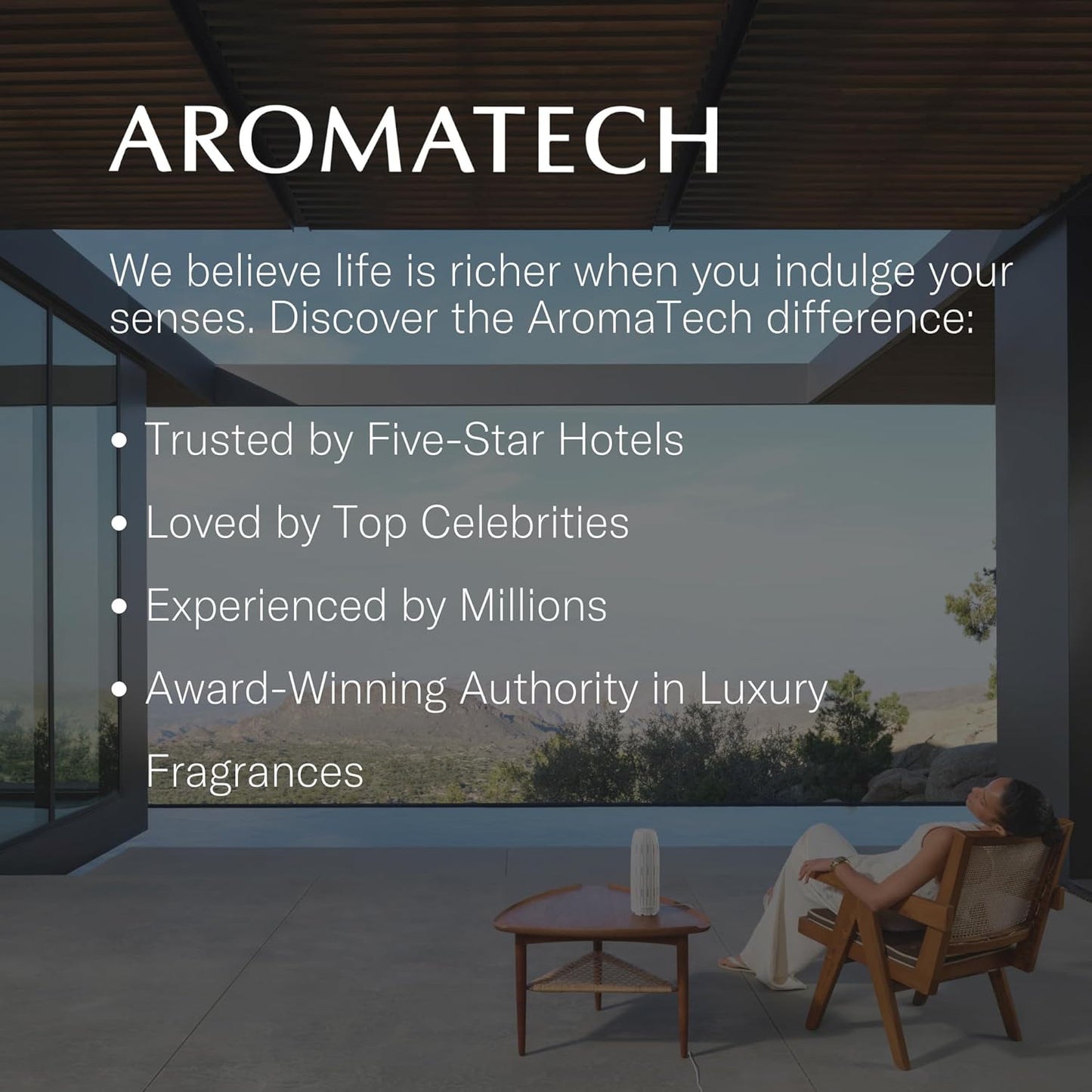 Aromatech Coconut & Peach Nectar Aroma Essential Oil Blend: Hotel Inspired Aromatherapy with for Ultrasonic Diffusers & Nebulizers - 0.3 fl oz, 10 mL