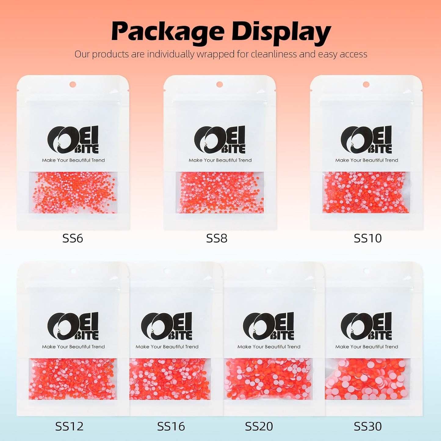 Neon Hyacinth Flatback Rhinestones, Glass Rhinestones for Nail Art and Craft, Glue Fix, Loose Crystal Gemstones(Neon Hyacinth, SS10, 1440pcs, 2.7-2.8mm)