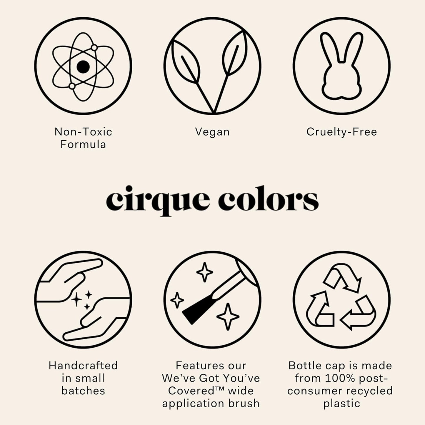 Cirque Colors Clairvoyant - Lavender Purple Magnetic Nail Polish - 0.37 Fl Oz (11 mL) - Vegan & Cruelty-Free