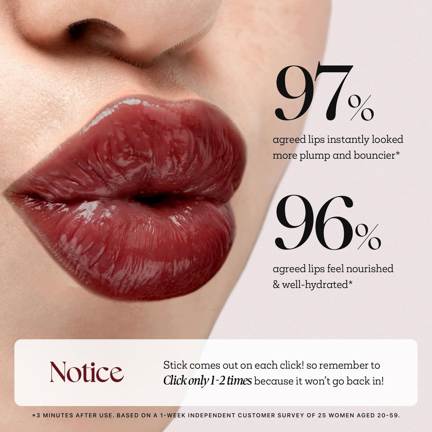 Nature Republic HONEY MELTING LIP PLUMPING (22 BERRY CHILL) SOFT LIP STICK, Hydrating Gloss, Moisturizing balms, Volumizing formula & Sheer tint, Glowy Finish, korean make up