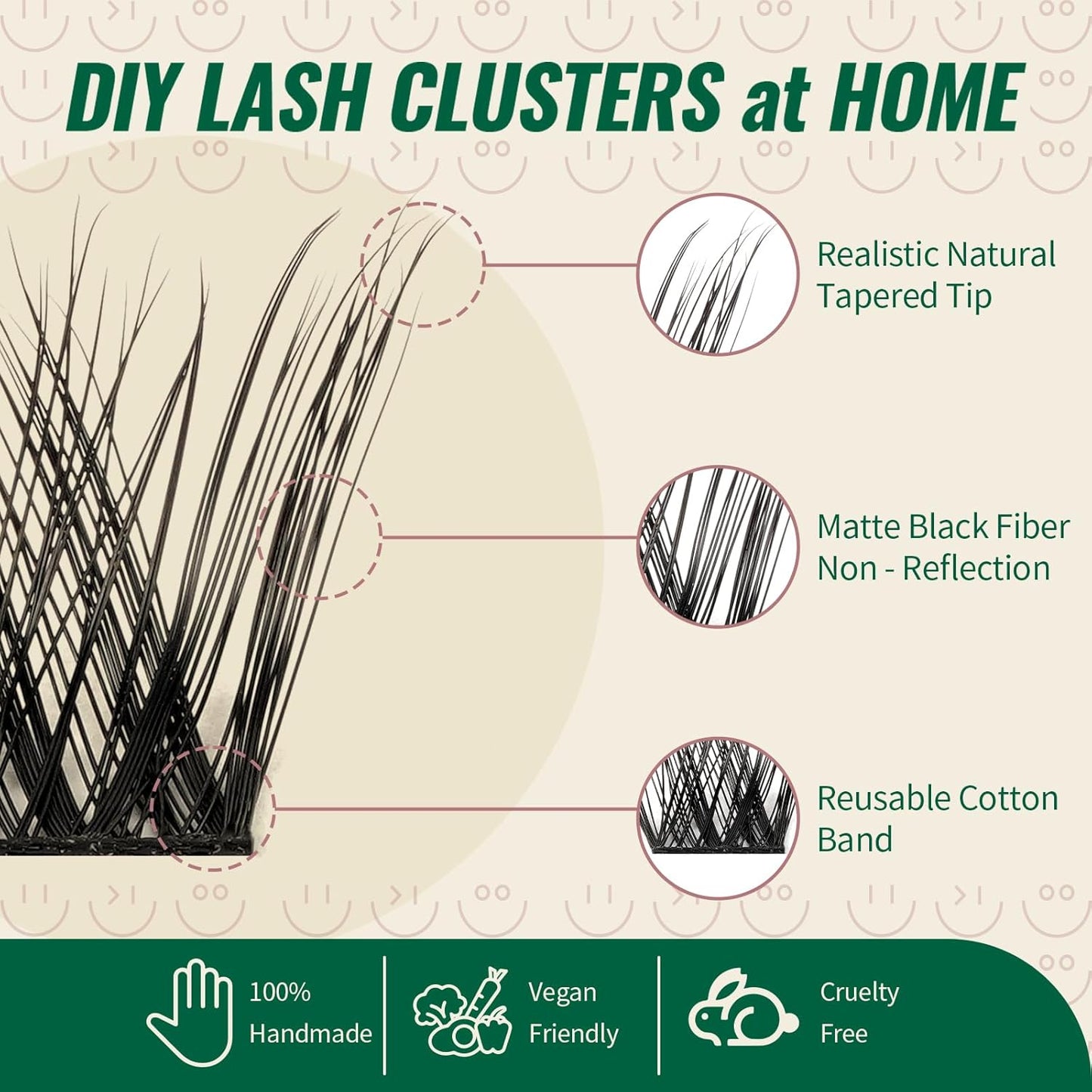 Lash Extension Kit 120pcs Lash Clusters Lash Bond and Seal Eyelash Extension Kit KEYYOU D Curl 8-18MIX Soft Natural Lashes with Lash Applicator for DIY at Home(Kit-DV02-8-18MIX)